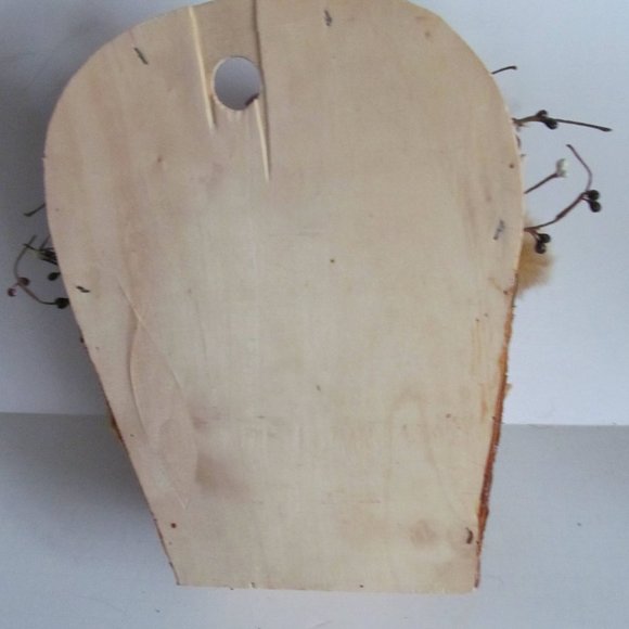 Valentine Country Primitive Teddy Bears White Birch Basket Rustic Cabin Decor - Picture 4 of 4